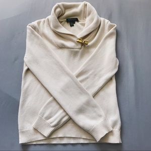 Ralph Lauren Cream Knit Sweater